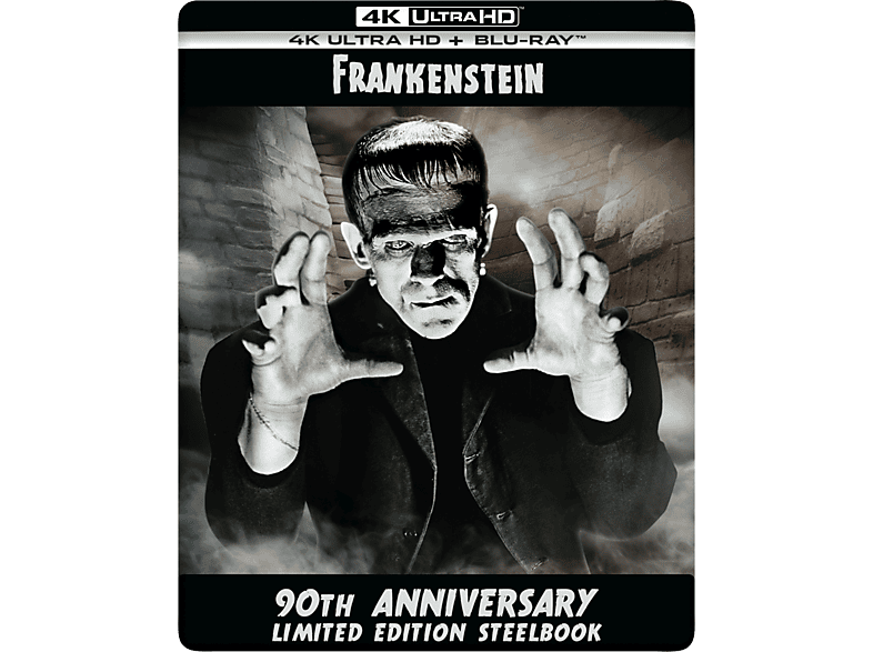 Universal Frankenstein (90th Anniversary Limited Steelbook Edition) - 4k Blu-ray