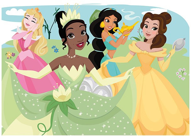 Puzzel Coloring Disney Princess - 104 stks