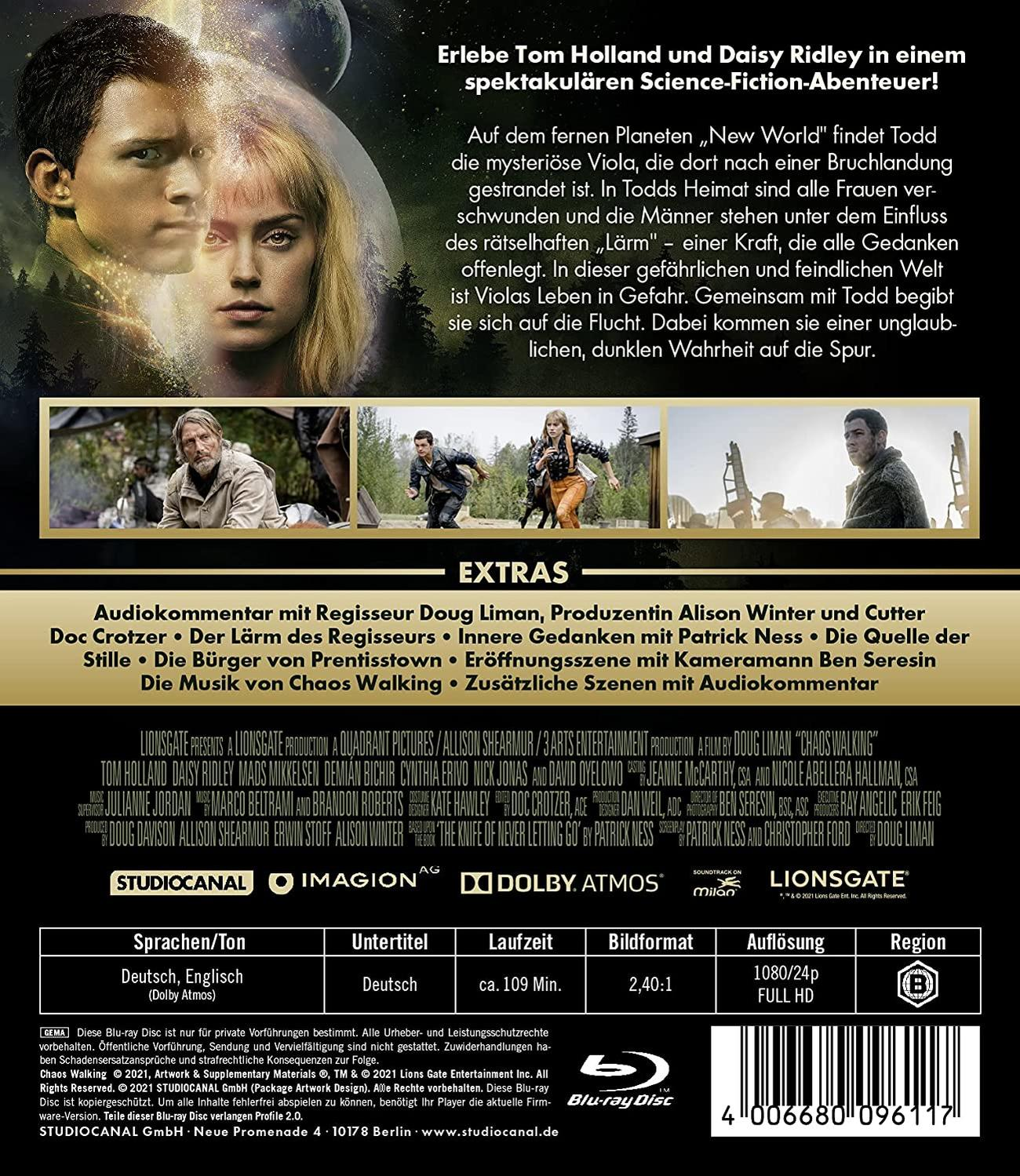 DVD-Rückseite mit Filmdetails.  Enthält Gesichter von Schauspielern, Text und eine Szene.