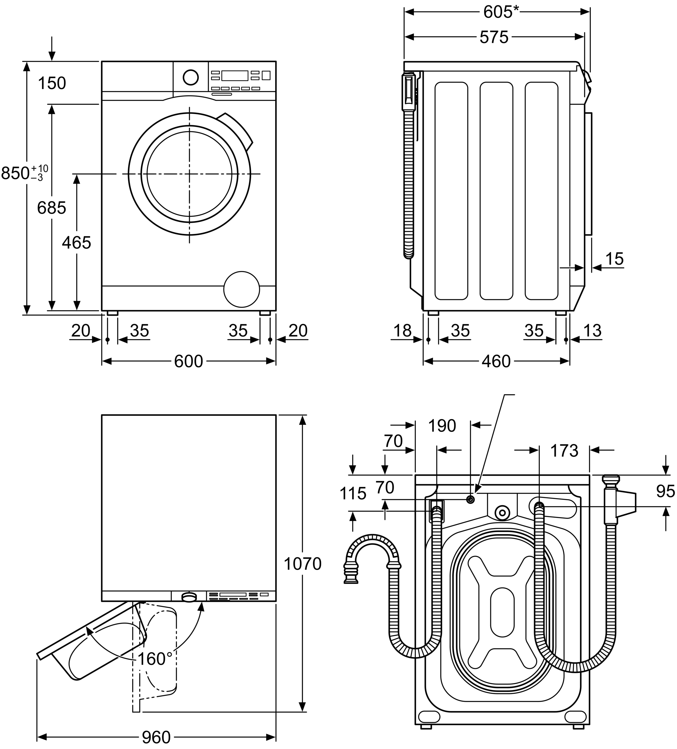 AEG L7FBG60685 Serie 7000 mit ProSteam Dampfprogramm Waschmaschine (8 kg, 1600 U/Min., A)