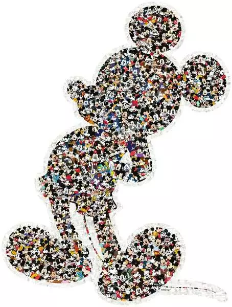 RAVENSBURGER Shaped Mickey - Puzzle (Mehrfarbig)