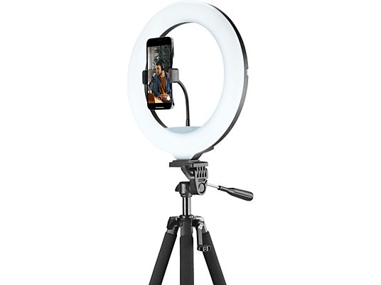 CELLULAR LINE Ring Light Master - Luce anulare a LED (Nero)