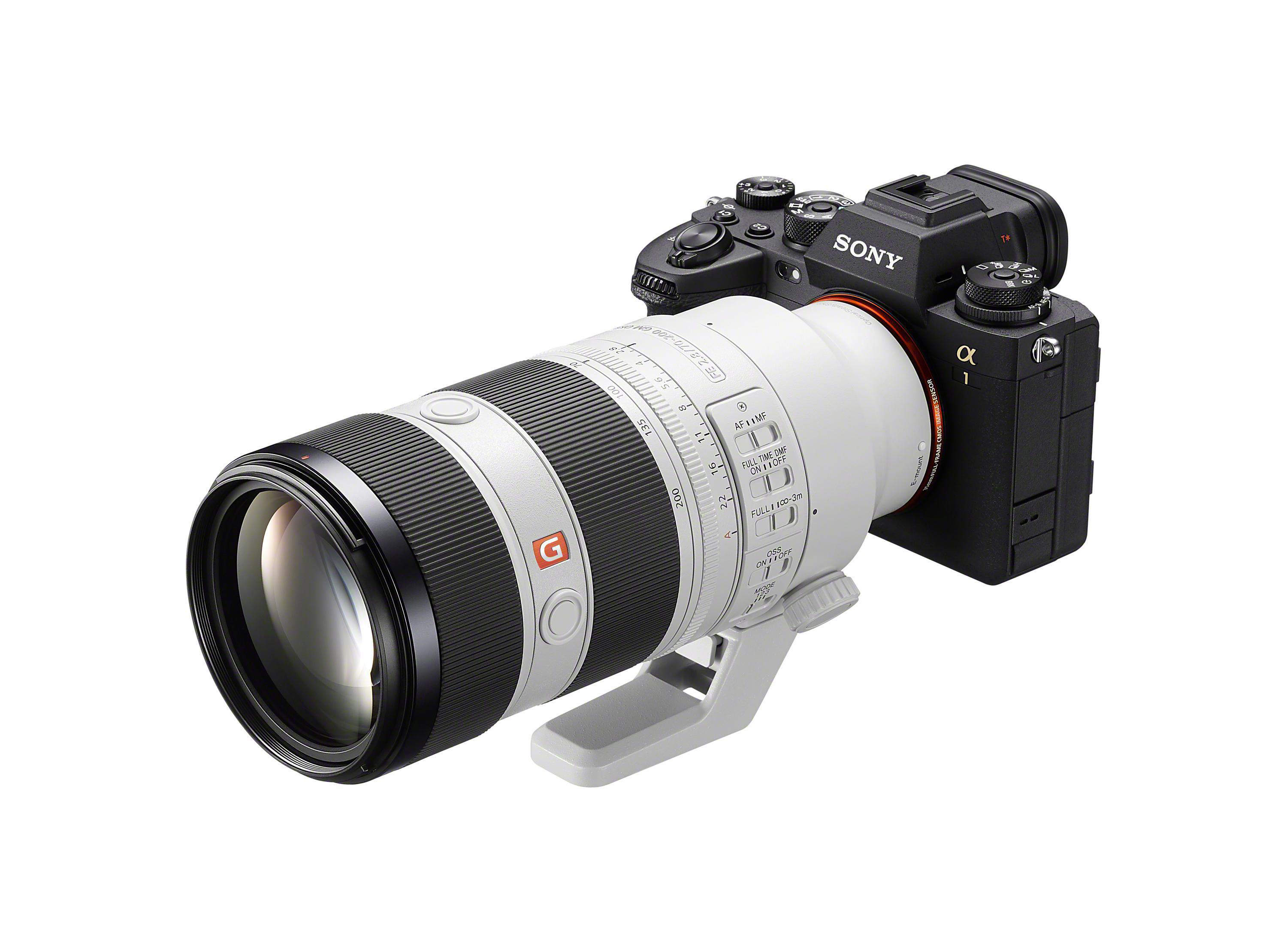 SONY SEL70200GM2 Vollformat 70 mm - 200 mm f/2.8 XA (Extreme Aspherical), SuperED, ED, FRL, FHB, IF, OSS, Circulare Blende, DMR (Objektiv für Sony E-Mount, Weiß/Schwarz)