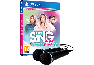 PS4 - Let's Sing 2022 Hits français et internationaux (+2 mics) /F