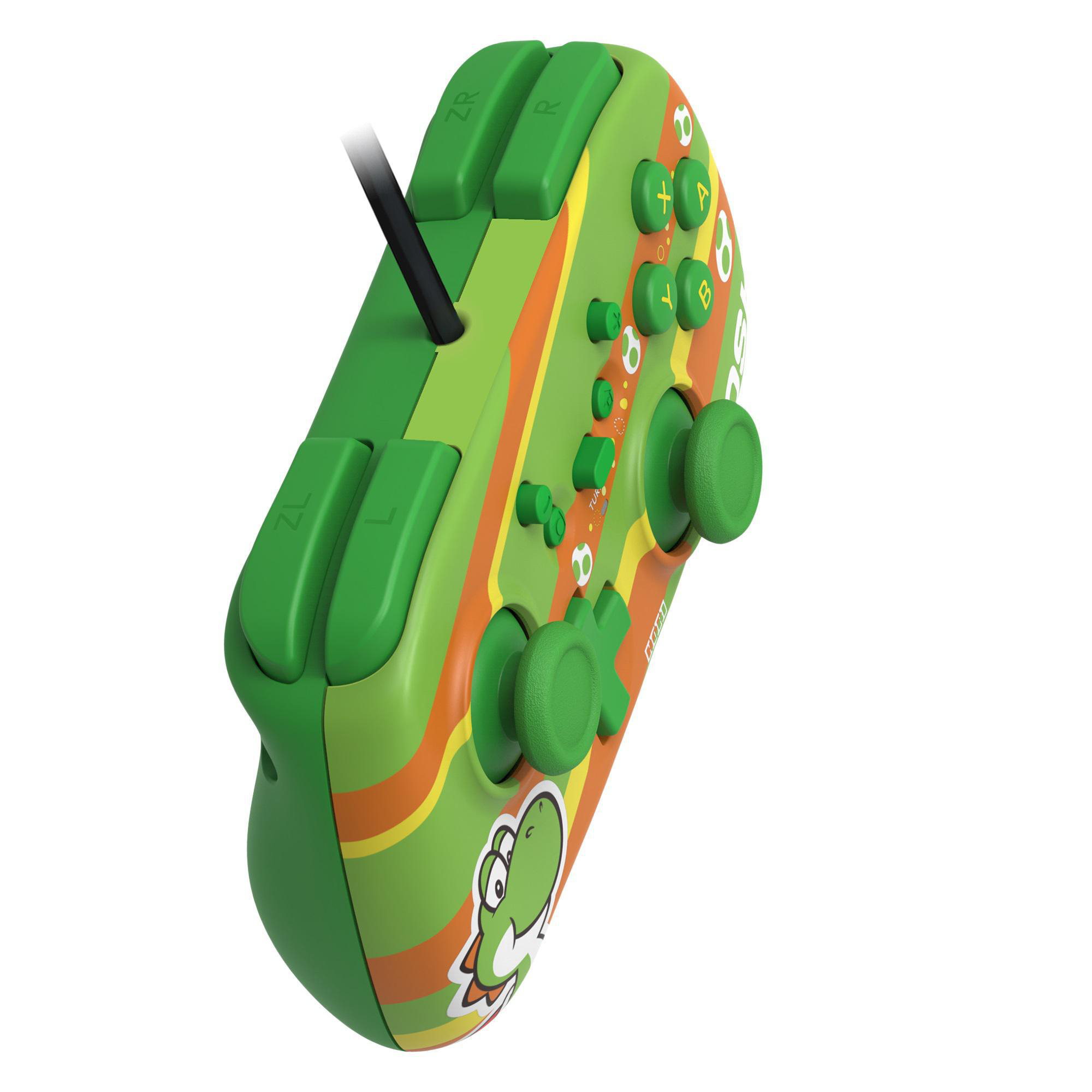 HORI Nintendo Switch Controller - Nintendo Mehrfarbig Controller Mini Yoshi / Joypads Switch für