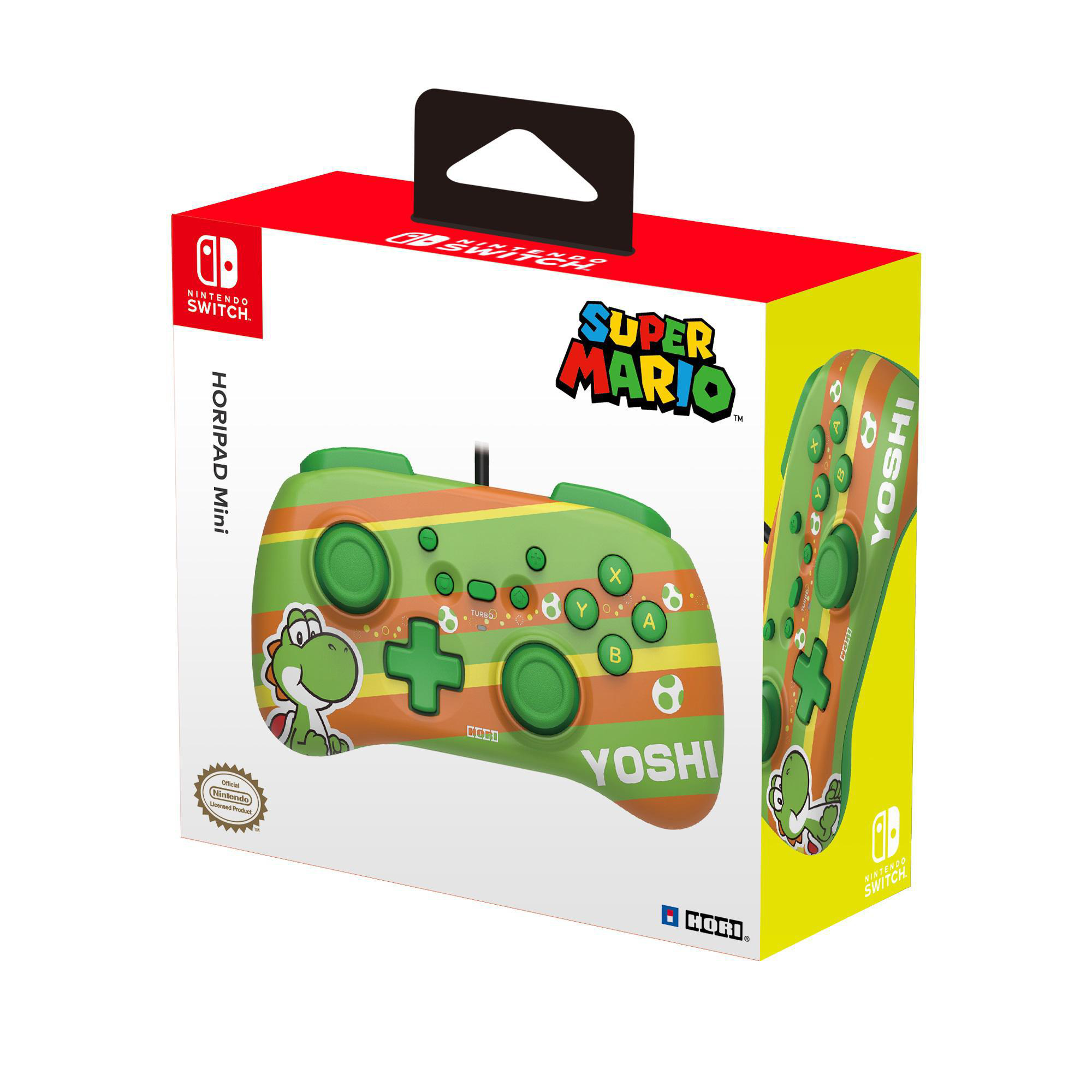HORI Nintendo Switch Controller - Nintendo Mehrfarbig Controller Mini Yoshi / Joypads Switch für