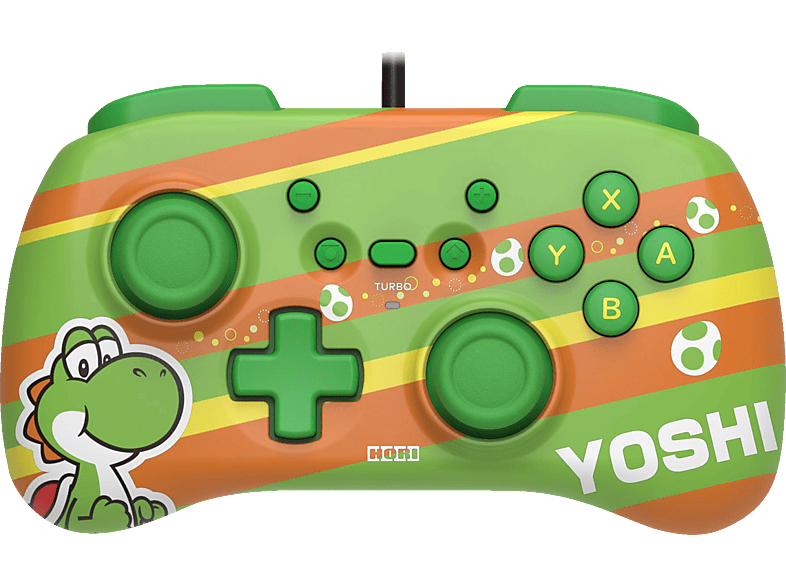 HORI Nintendo Switch Controller - Nintendo Mehrfarbig Controller Mini Yoshi / Joypads Switch für