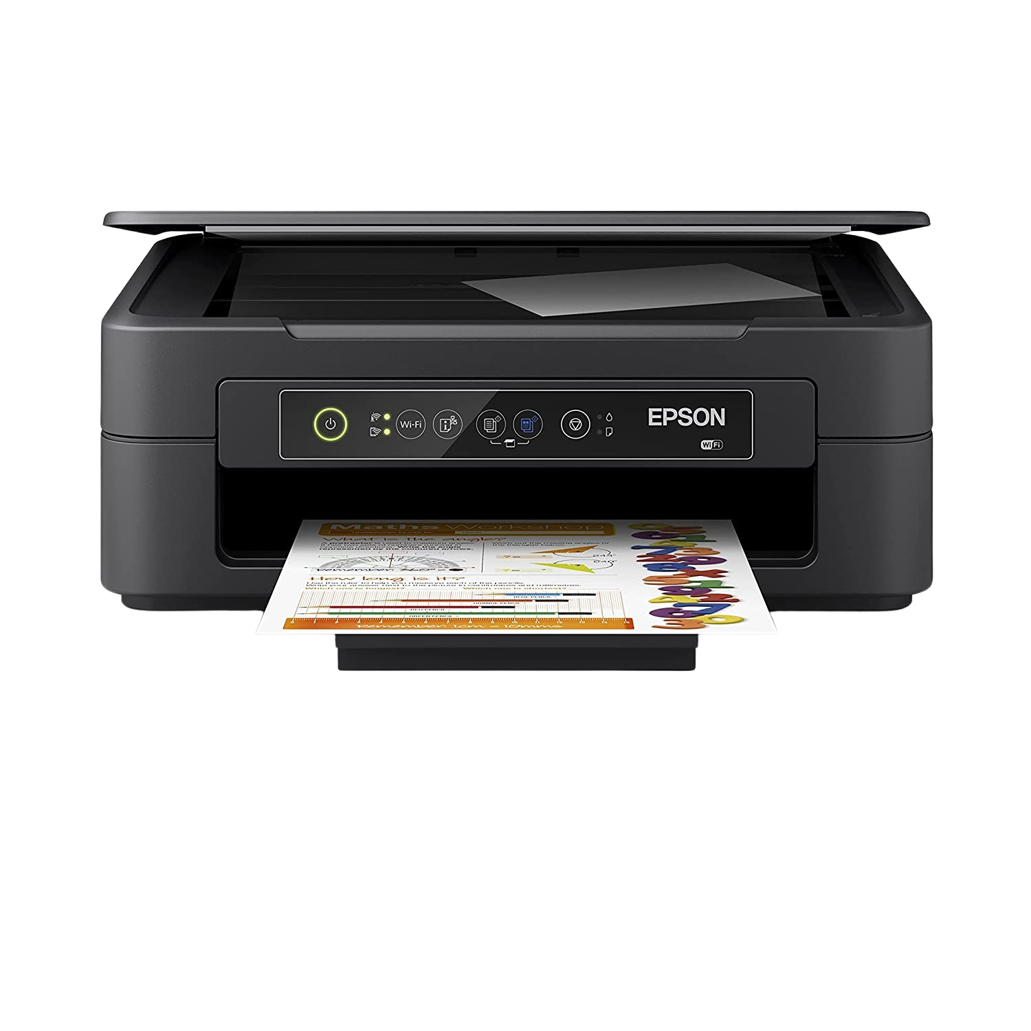 Impresora multifunción - ‎Epson Expression Home XP-2150, 27 ppm B/N, 15 ppm Color, 100 Hojas, Wi-Fi, Negro