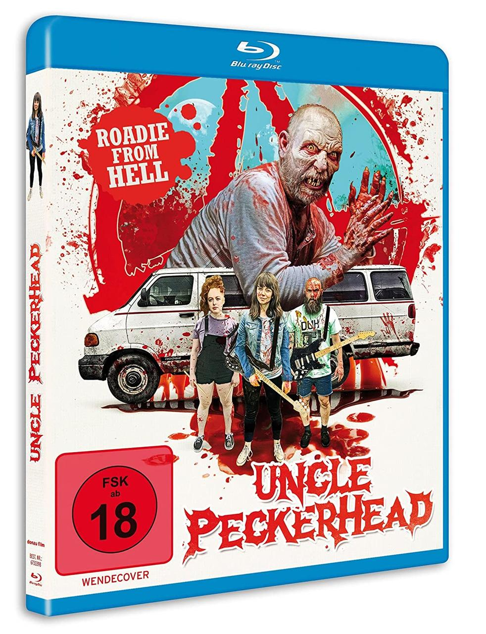 DVD-Hülle für 'Uncle Peckerhead' mit einem Zombie und Bandmitgliedern auf dem Cover.