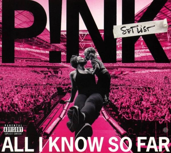 Album borító: Pink megcsókol egy gyereket a színpadon a tömeggel.