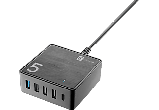CELLULARLINE Chargeur de bureau - Chargeur secteur (Noir)
