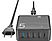 CELLULARLINE Desk Charger - Netzladegerät (Schwarz)