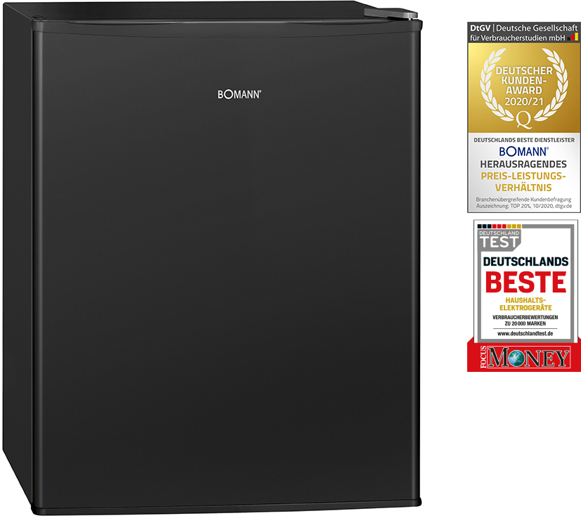 BOMANN GB 7236 Gefrierbox (E, 632 mm hoch, Schwarz, 42 l)