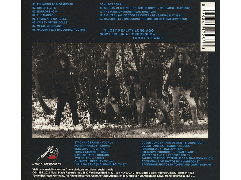 Thumbnail - Hallow's Eve - Tales Of Terror ("Orig") Reissue (CD)