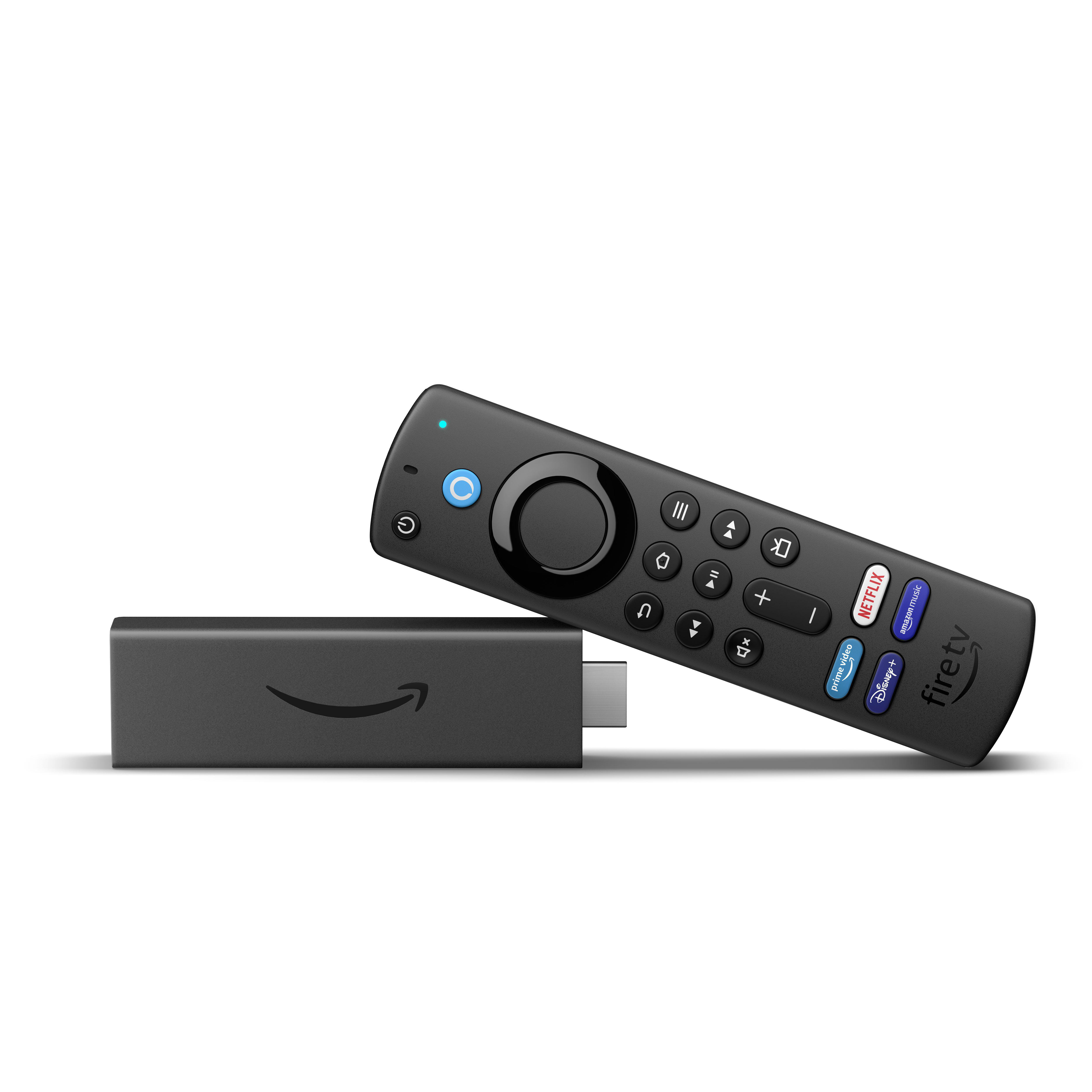 AMAZON Fire Stick 4K mit Alexa-Sprachfernbedienung Streaming Stick 8 GB, Schwarz
