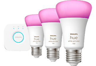 Proberen Riskant hervorming PHILIPS Hue White & Color Amb. 3er Starter Set | MediaMarkt