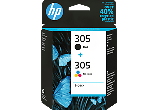 HP 305 (paquet de 2) - Cartouche d'encre (Noir/Cyan/Magenta/Jaune)