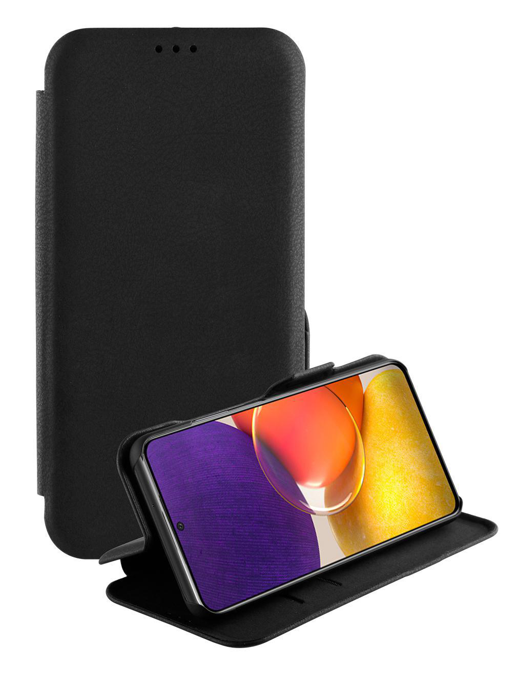 Bookcover, VIVANCO 5G, Wallet, Schwarz Casual Galaxy A82 Samsung,