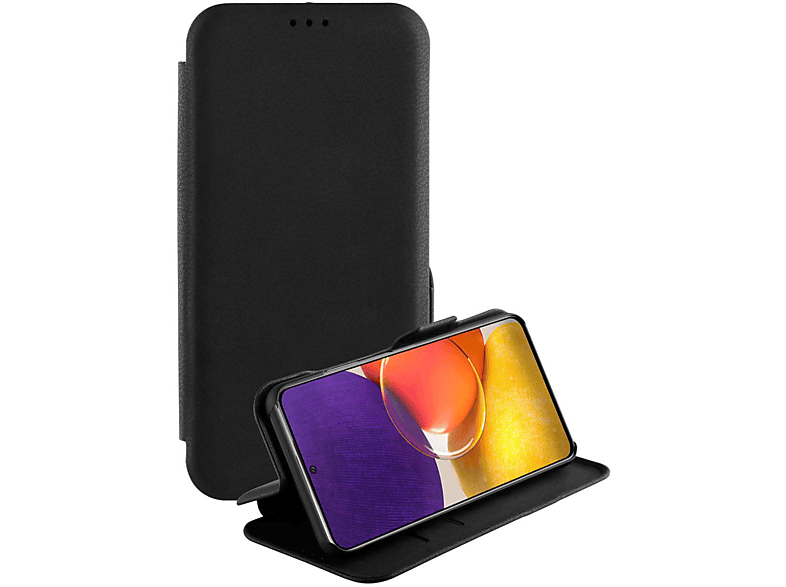 Bookcover, VIVANCO 5G, Wallet, Schwarz Casual Galaxy A82 Samsung,