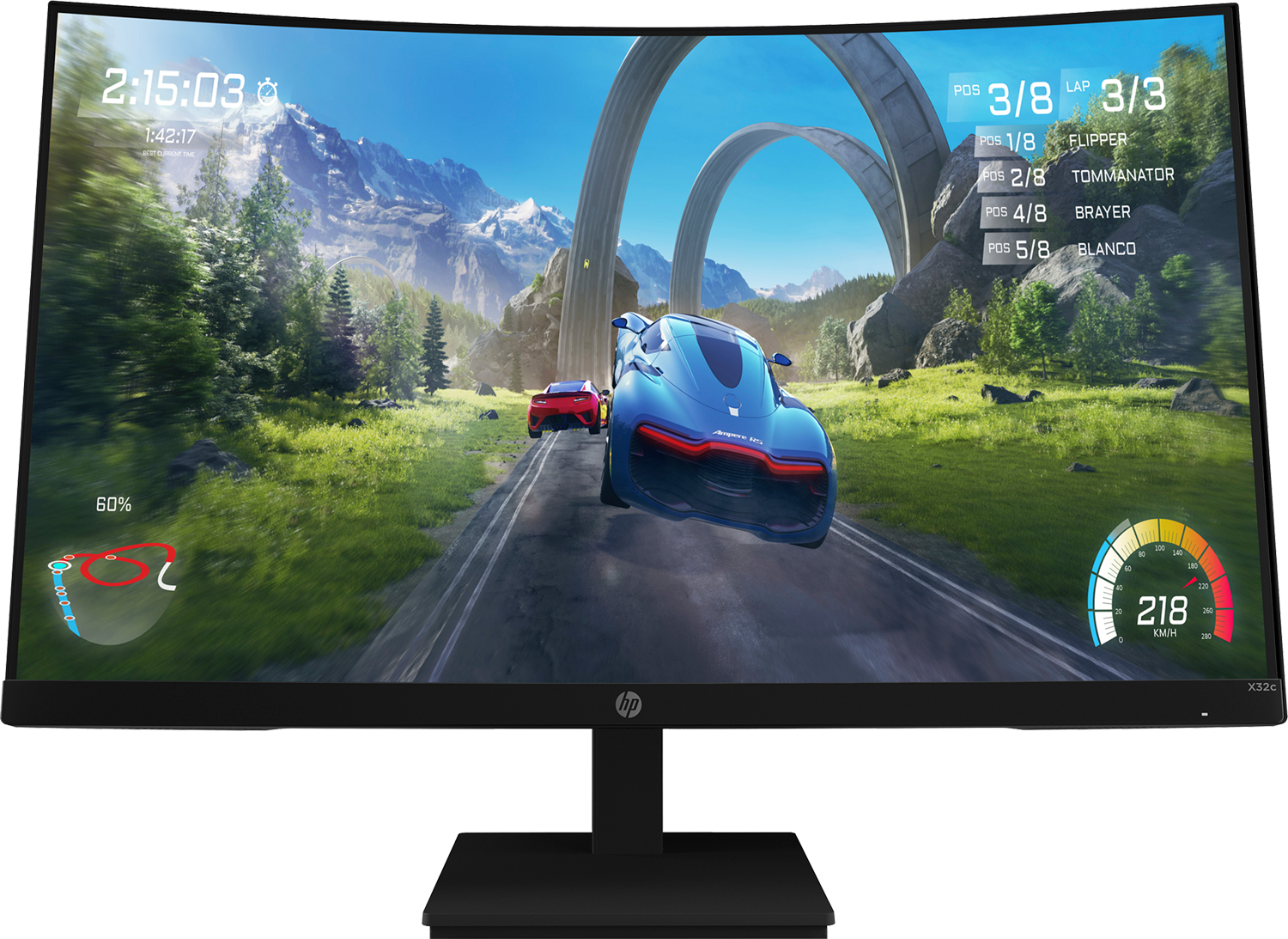 HP Écran gaming X32c Full-HD Curved 165 Hz (33K31AA)