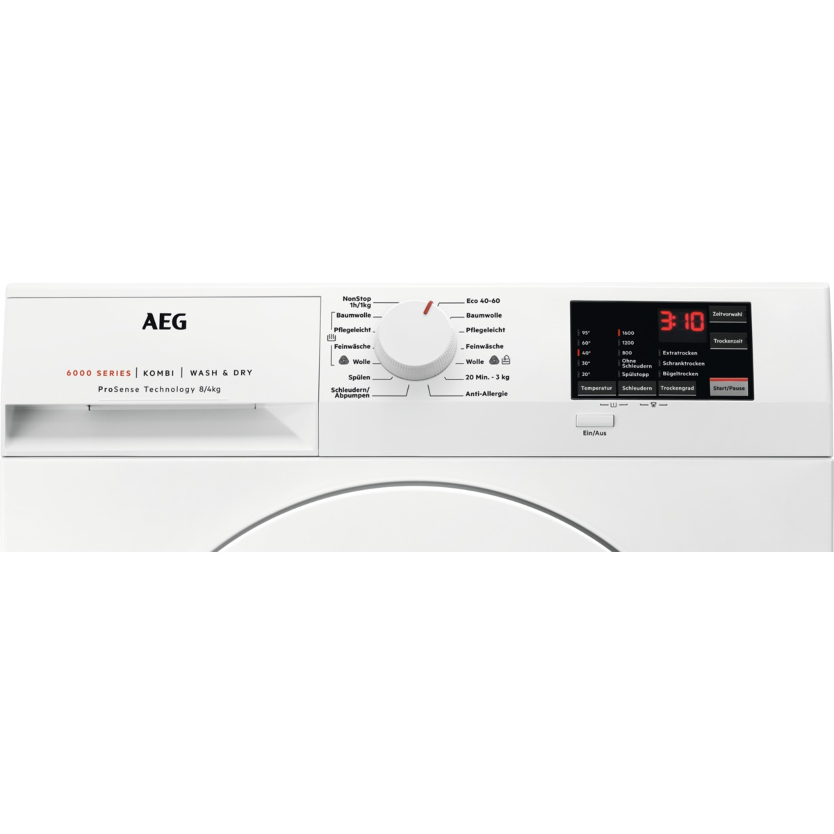 AEG L6WB54684 Waschtrockner (8 kg / 4 kg, 1551 U/Min.)