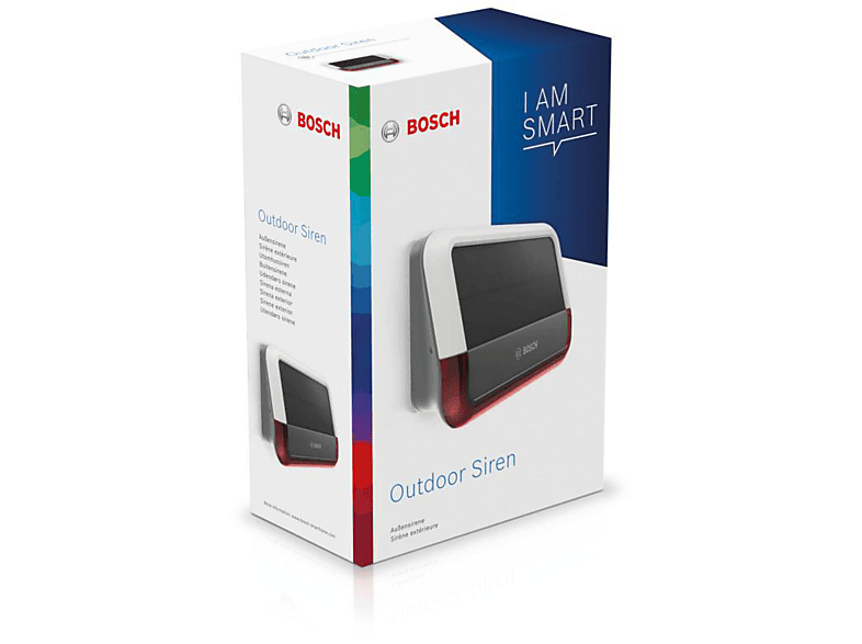 BOSCH Smart Home Außensirene Alarmsirene, Mehrfarbig