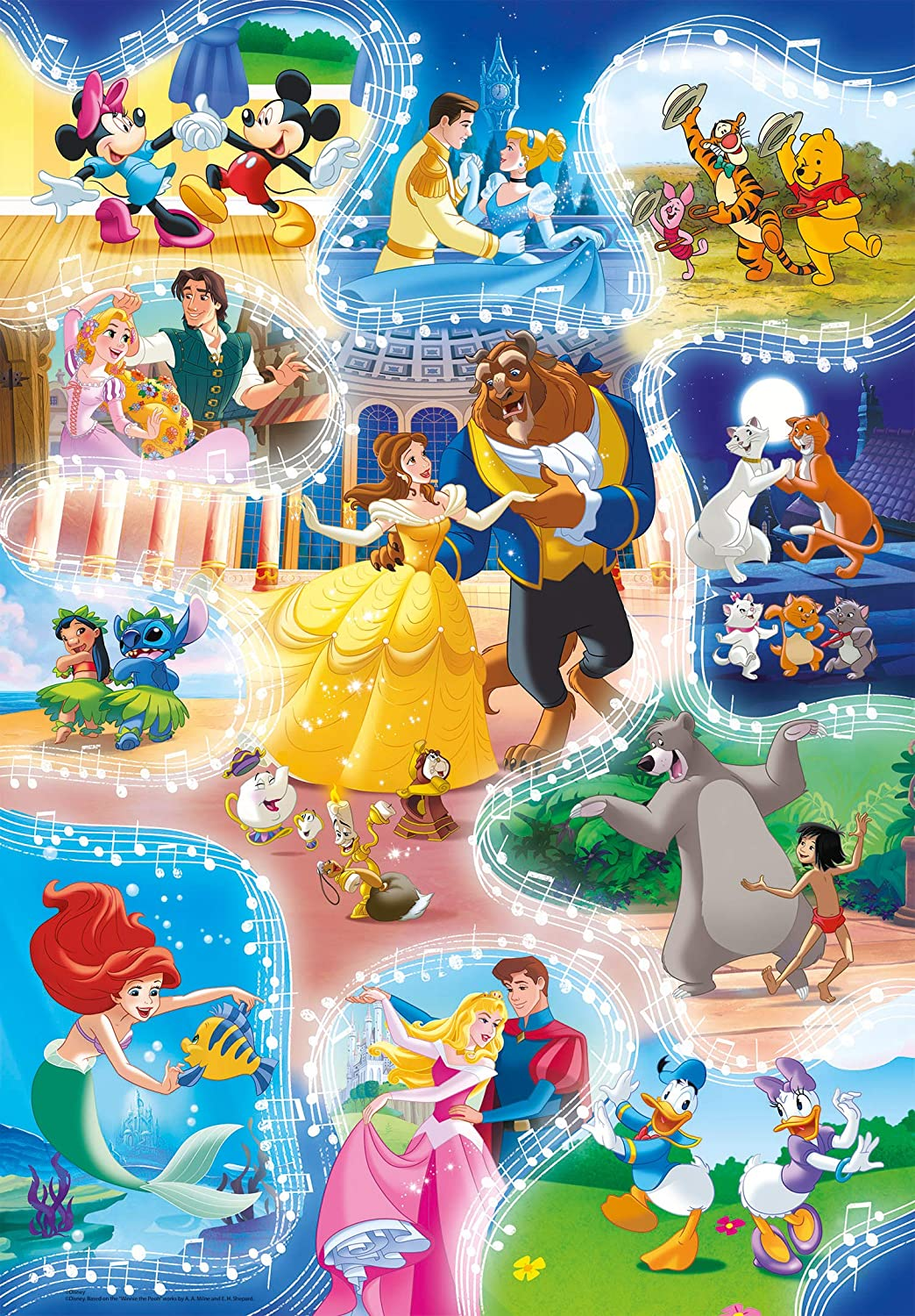 Puzzle Disney Dance - 104 pcs