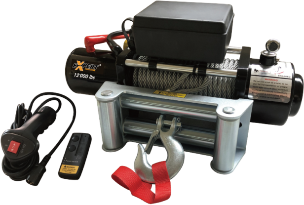 EXPERT PRO NXEW1200 Elektromos csörlő, 12V, 5443 kg (12000 lbs)