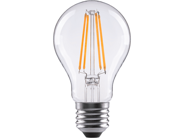 Xavax LED-Filament, E27, 806lm ersetzt 60W, Glühlampe, Warmweiß, klar, dimmbar; LED-Lampe