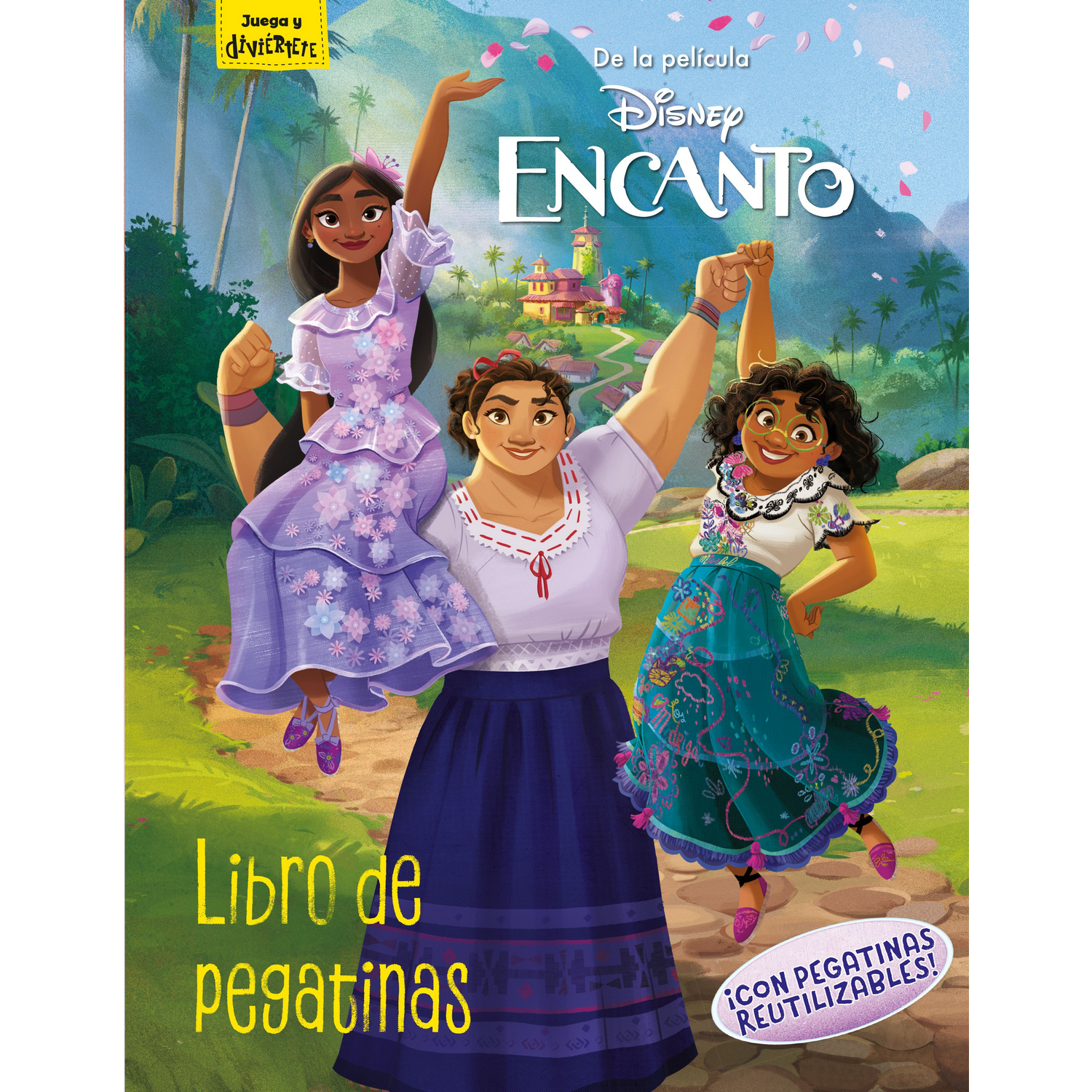 Encanto Libro De pegatinas vv. aa. actividades. editorial disney. español con reutilizables tapa blanda