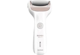 Limador de durezas - Cecotec Bamba Skin Care Silky, 800 mAh, 90 min Blanco