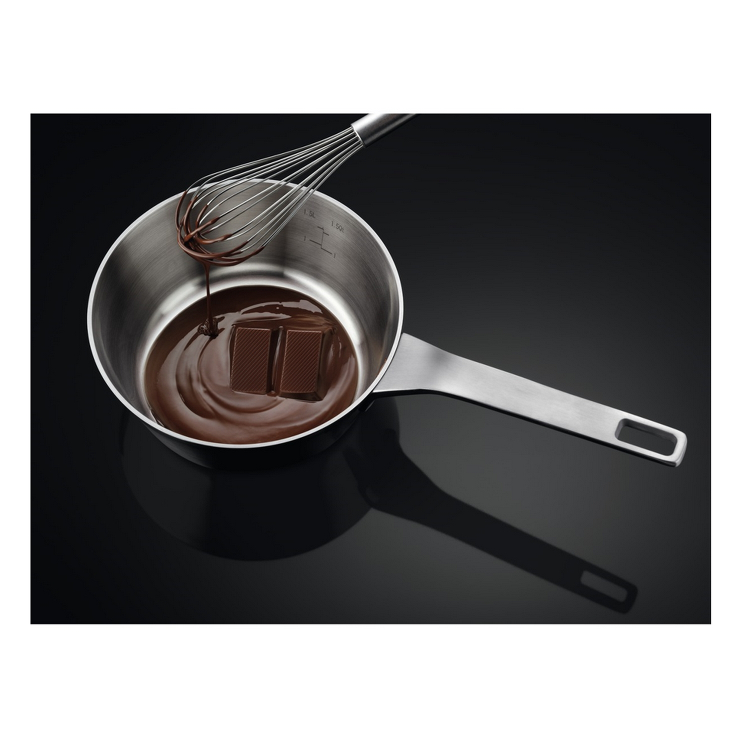Encimera - AEG IKK63302FB, Integrable, Inducción, Eléctrica, 3 zonas, 7350W, Hob2Hood, 60 cm, Negro