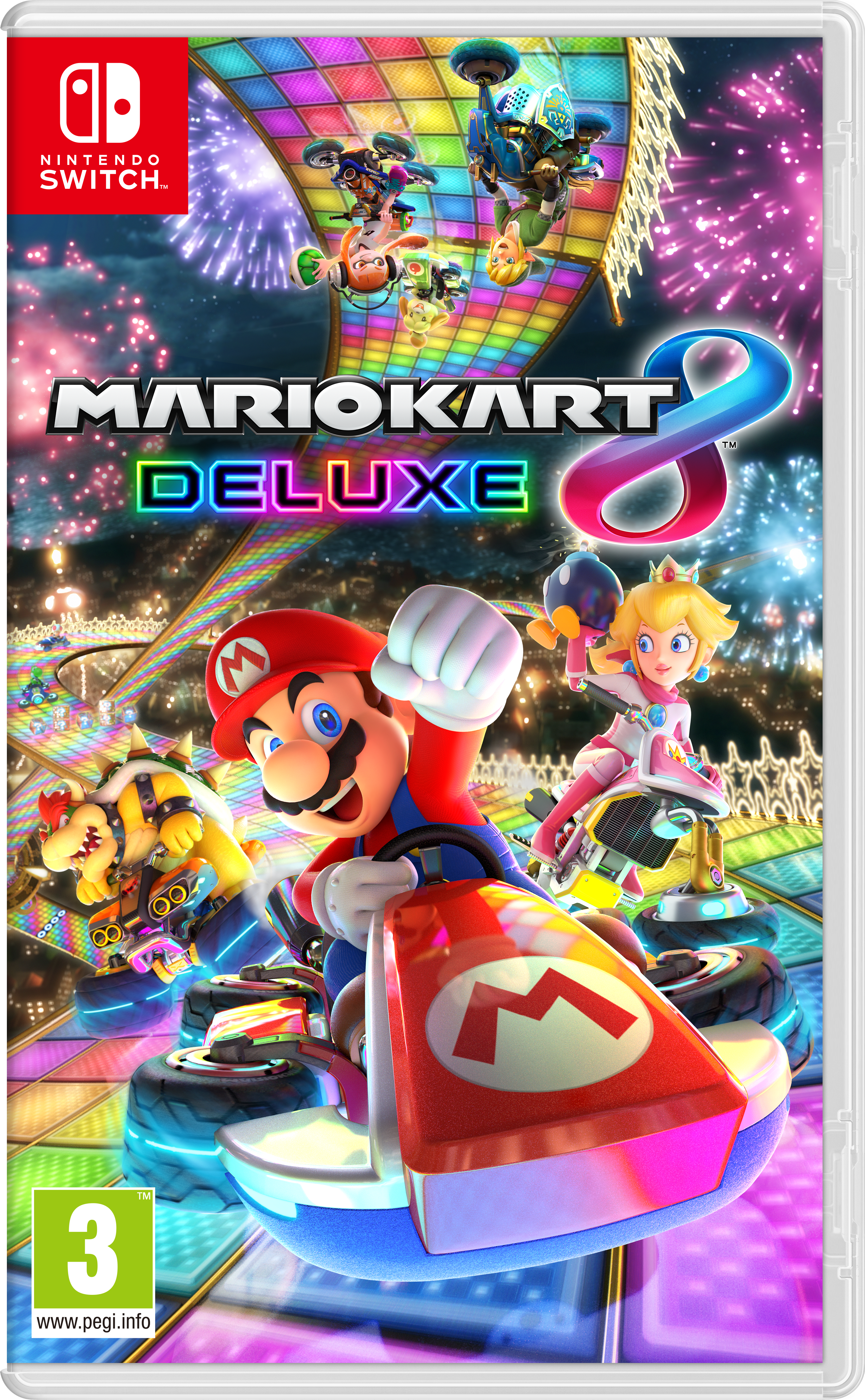 NINTENDO SWITCH OLED RB + MARIO KART + GAMING BUNDEL
