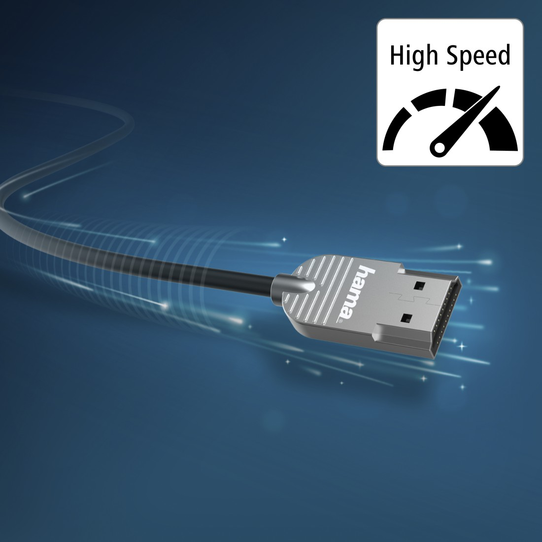 High 2 Speed, Ultra-Slim HDMI-Kabel, HAMA 4K m