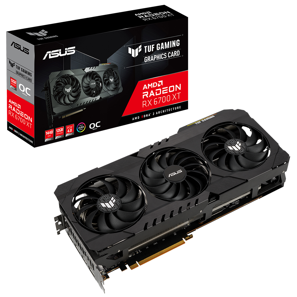 ASUS TUF-RX6700XT-O12G-AMD Gaming Ekran Kartı