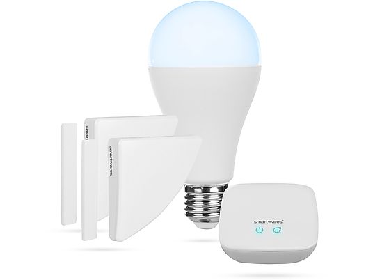 SMARTWARES Smarthome PRO serie SH8-99401 Alarmbeveiliging set - Slimme lamp en raam-/deurcontact - Starterset