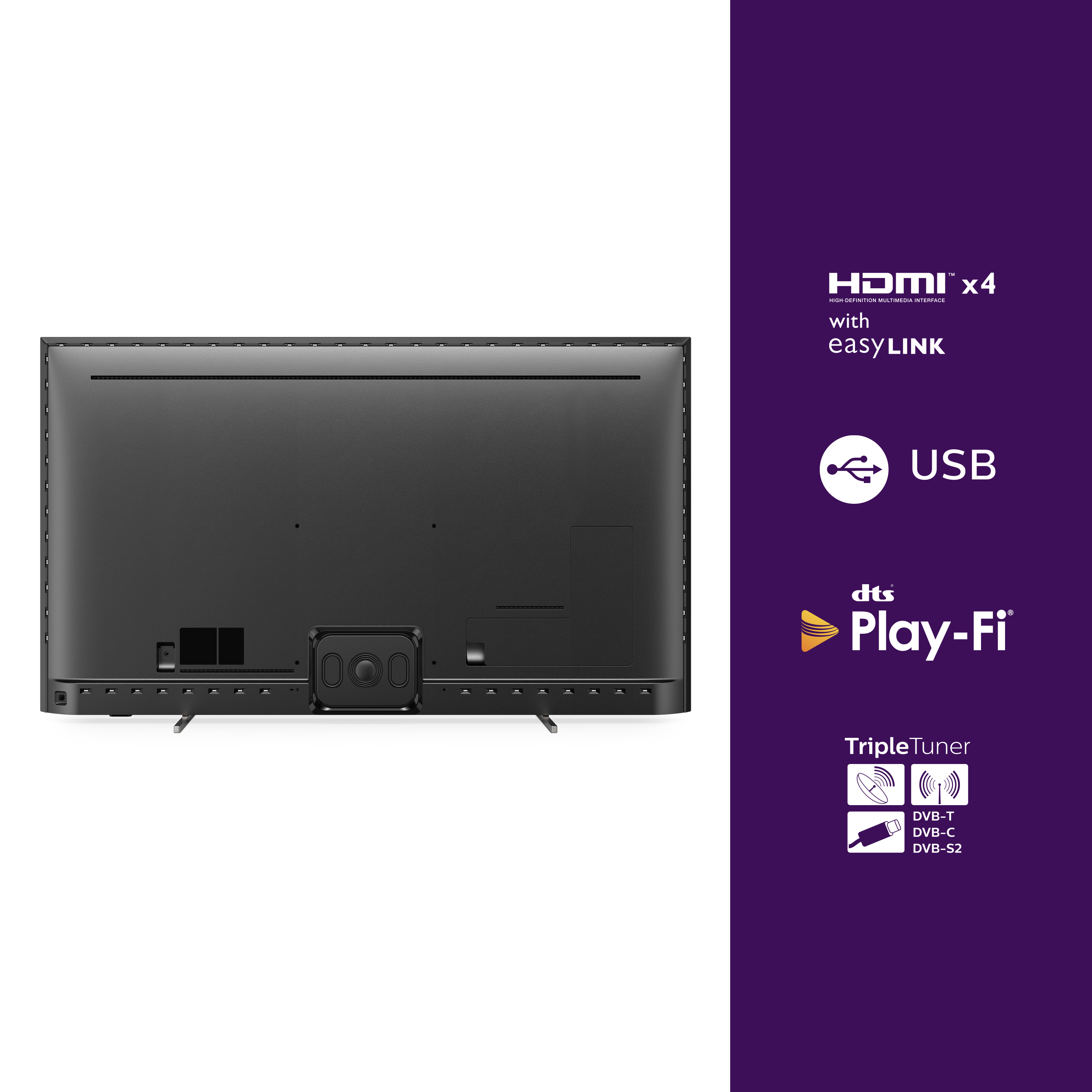 PHILIPS 65PUS9206 65'' 164 Ekran Uydu Alıcılı Android Smart 4 Taraflı Ambilight 4K Ultra HD LED TV