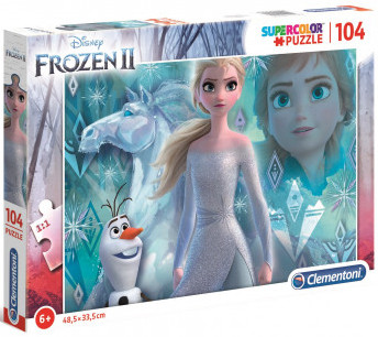 Puzzel Frozen II - 104 stks