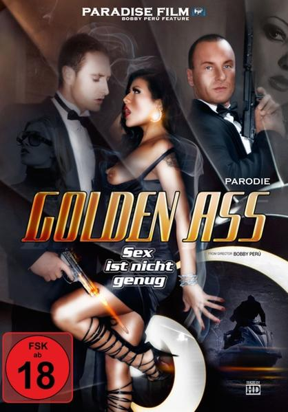 DVD-Cover mit einer Frau und zwei Männern mit Waffen, Text auf Deutsch.