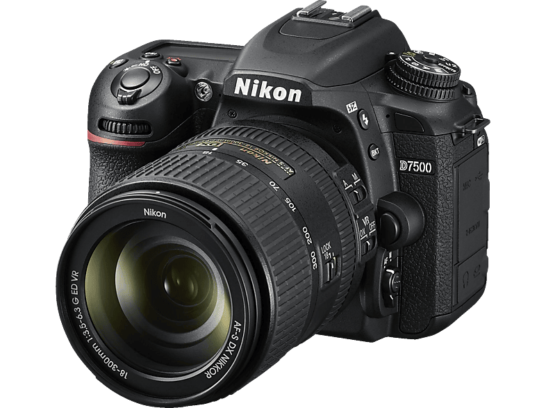 NIKON D7500 Kit Spiegelreflexkamera, 20,9 Megapixel, 4K, 18-300 mm