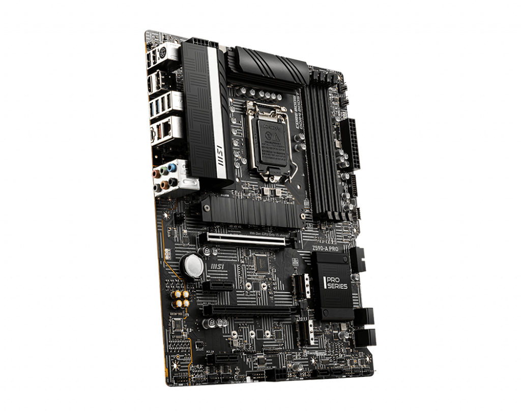 MSI Z590-A Pro Soket 1200 DDR4 5333 (OC) PCI-E Gen 4 ,M.2, USB3.2 1x 2.5G LAN ATX Anakart