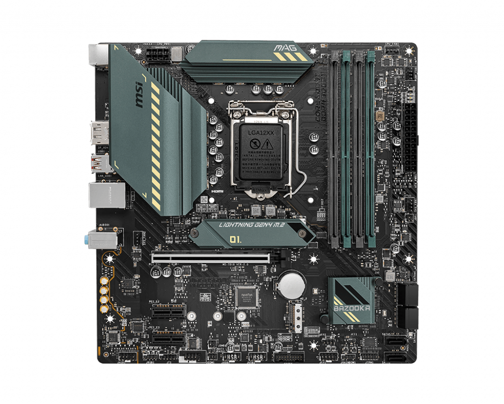 MSI Mag B560 Tomahawk Wi-Fi 3200 Ddr4 LGA1200 M2X4 Usb3.2x4 Anakart