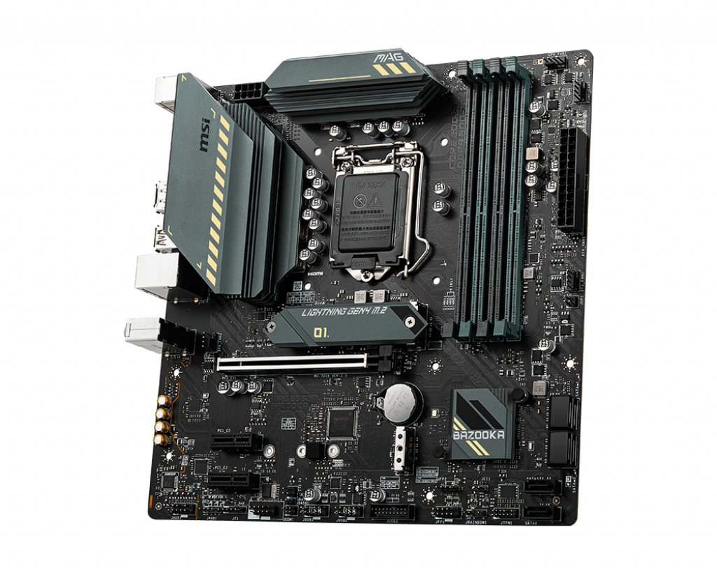 MSI Mag B560 Tomahawk Wi-Fi 3200 Ddr4 LGA1200 M2X4 Usb3.2x4 Anakart