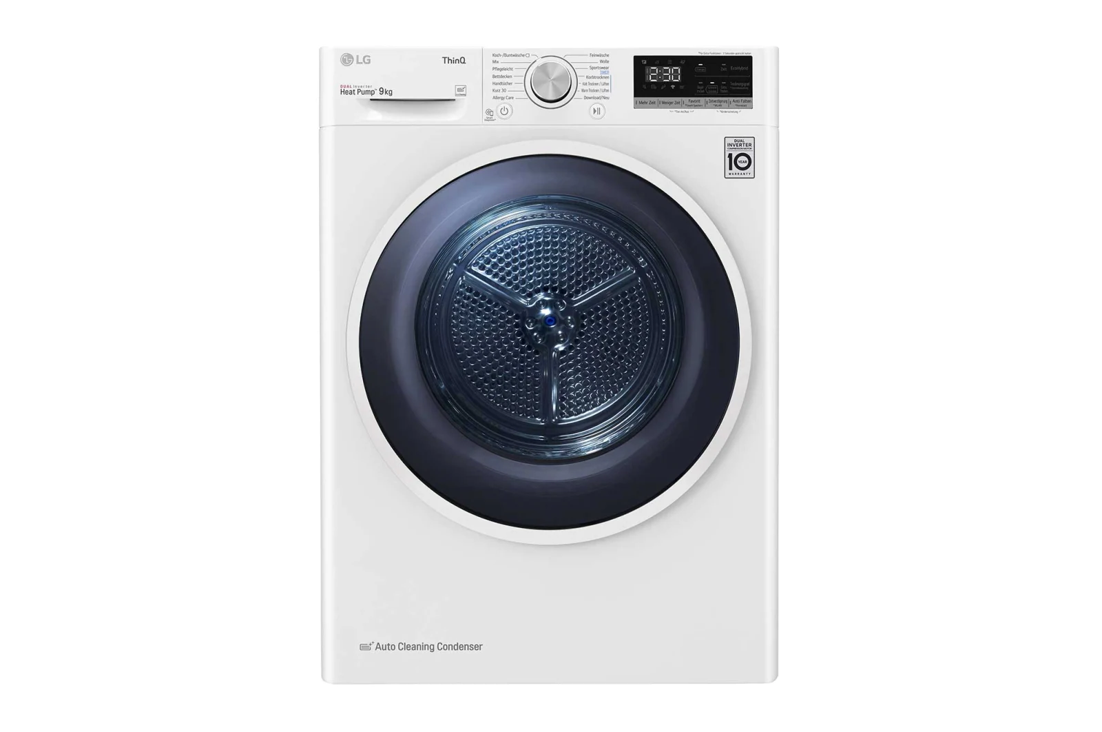 LG ELECTRONICS V5RT9N Wärmepumpentrockner (9 kg), Weiß)