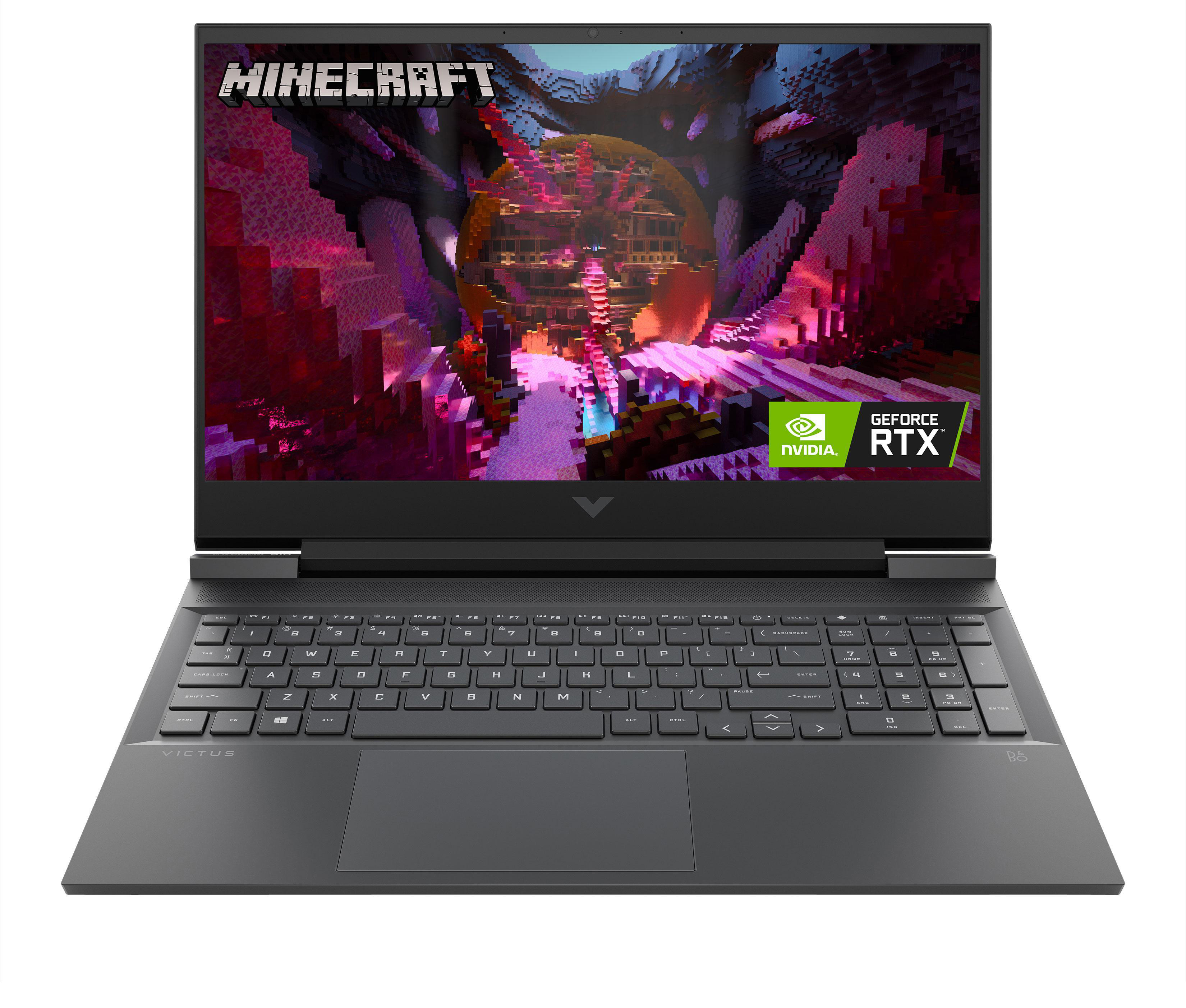 (64 Ti, 512 3050 RAM, SSD, NVIDIA, Mica Display, GB 16,1 GeForce Notebook, GB Zoll 16-D0377NG, HP Gaming mit Intel® Silver RTX™ Home Bit) 16 VICTUS Windows 10 i7-11800H Prozessor,