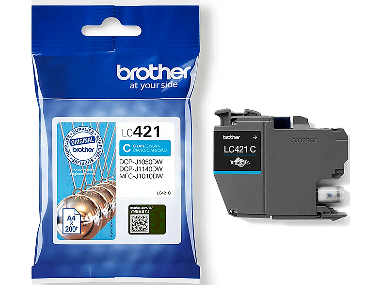 BROTHER LC-421C Cyan; Tintenpatrone — Foto 2 von 4