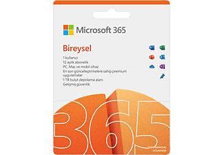 MICROSOFT Office 365 Bireysel Abonelik 1 Kullanıcı 1 Yıl