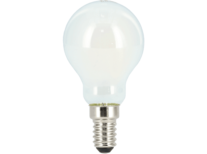 Xavax 112851 LED-Filament, E14, 470lm ersetzt 40W, Tropfenlampe, Matt, Tageslicht; LED-Lampe