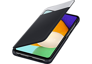 SAMSUNG Galaxy A52 Smart S View Wallet fekete oldalra nyíló tok (OSAM-EF-EA525PBEG)