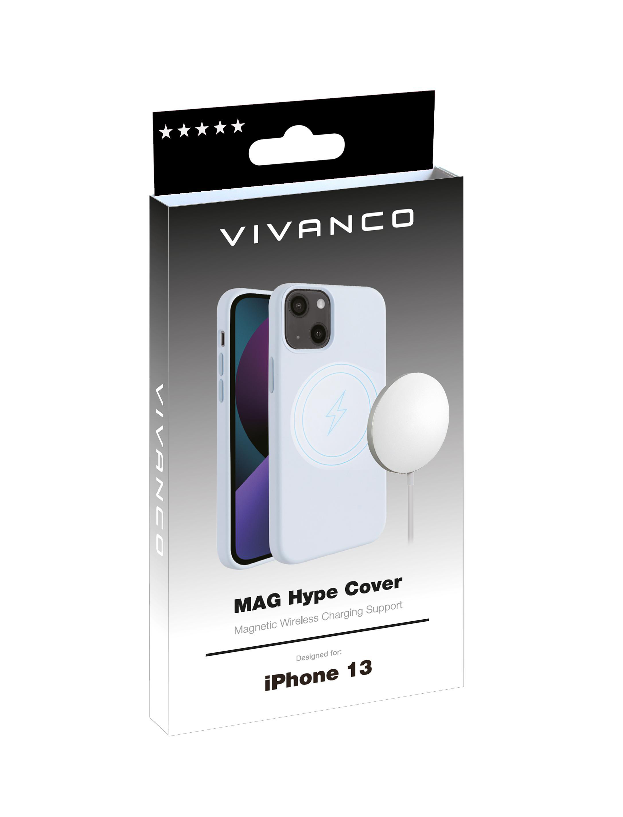 VIVANCO Mag Backcover, iPhone Blau 13, Hype, Apple